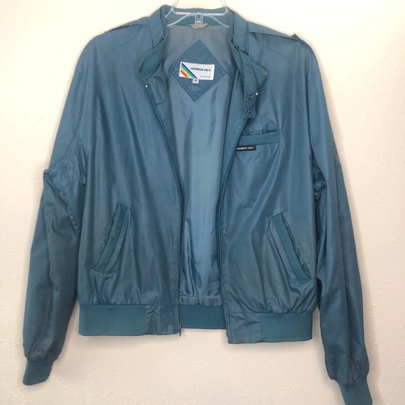 Vintage Members Only Blue Jacket Sz 46 - Picture 10 of 14
